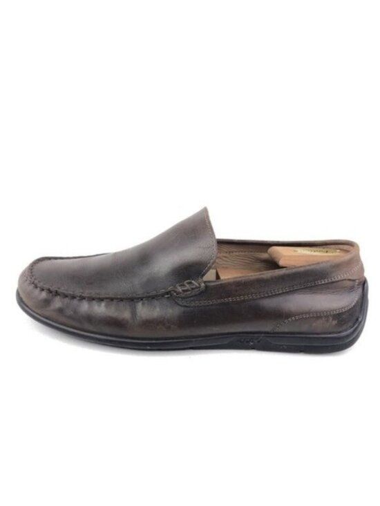 Ecco Brown Leather Casual Slip on Loafers EUR 44 main image 11